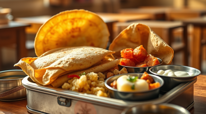 A tiffin full of Joy that came when less was enough