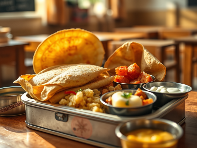 A tiffin full of Joy that came when less was enough